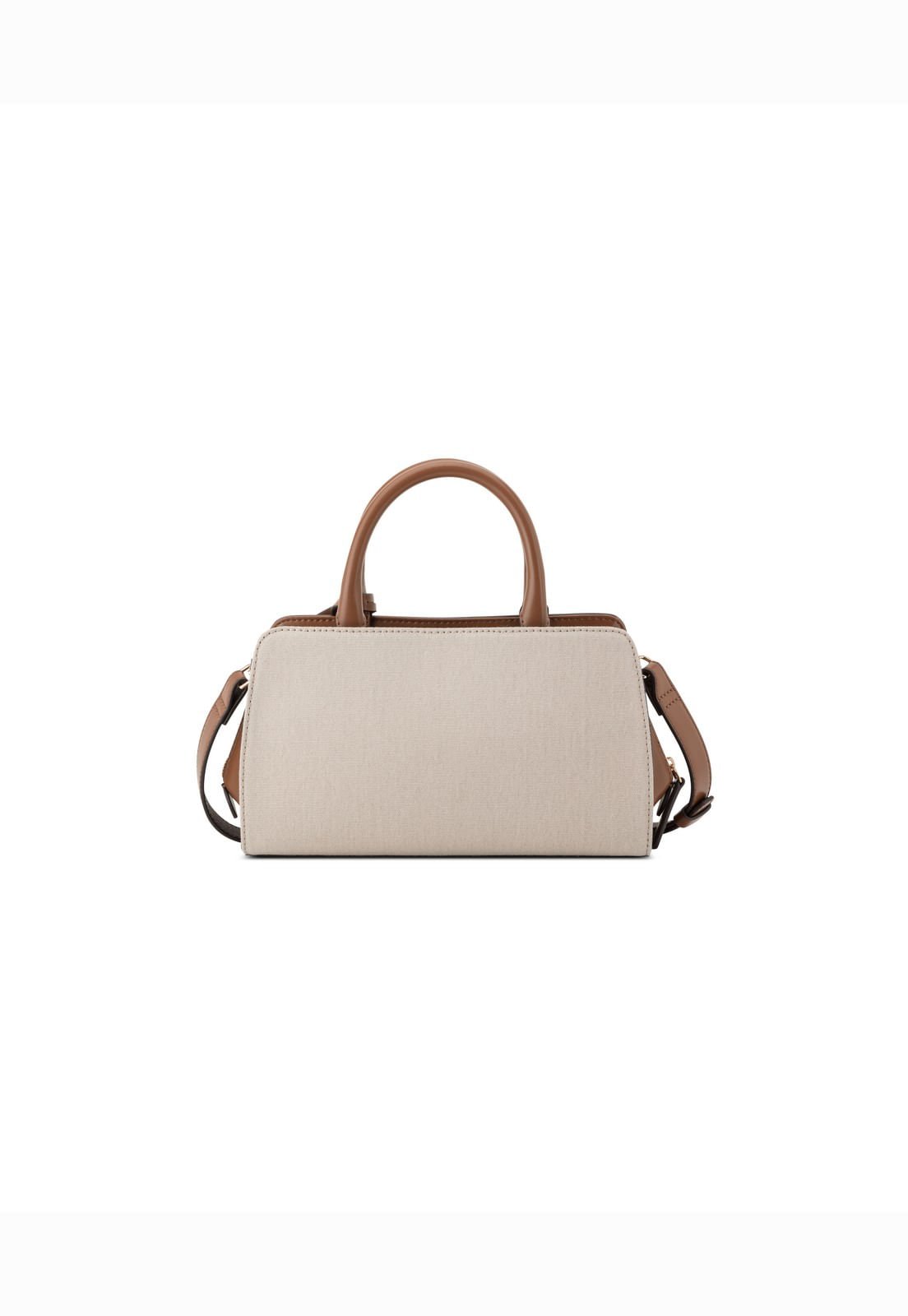 Bolsa Cadence Satchel Bege Bege/Marrom 3