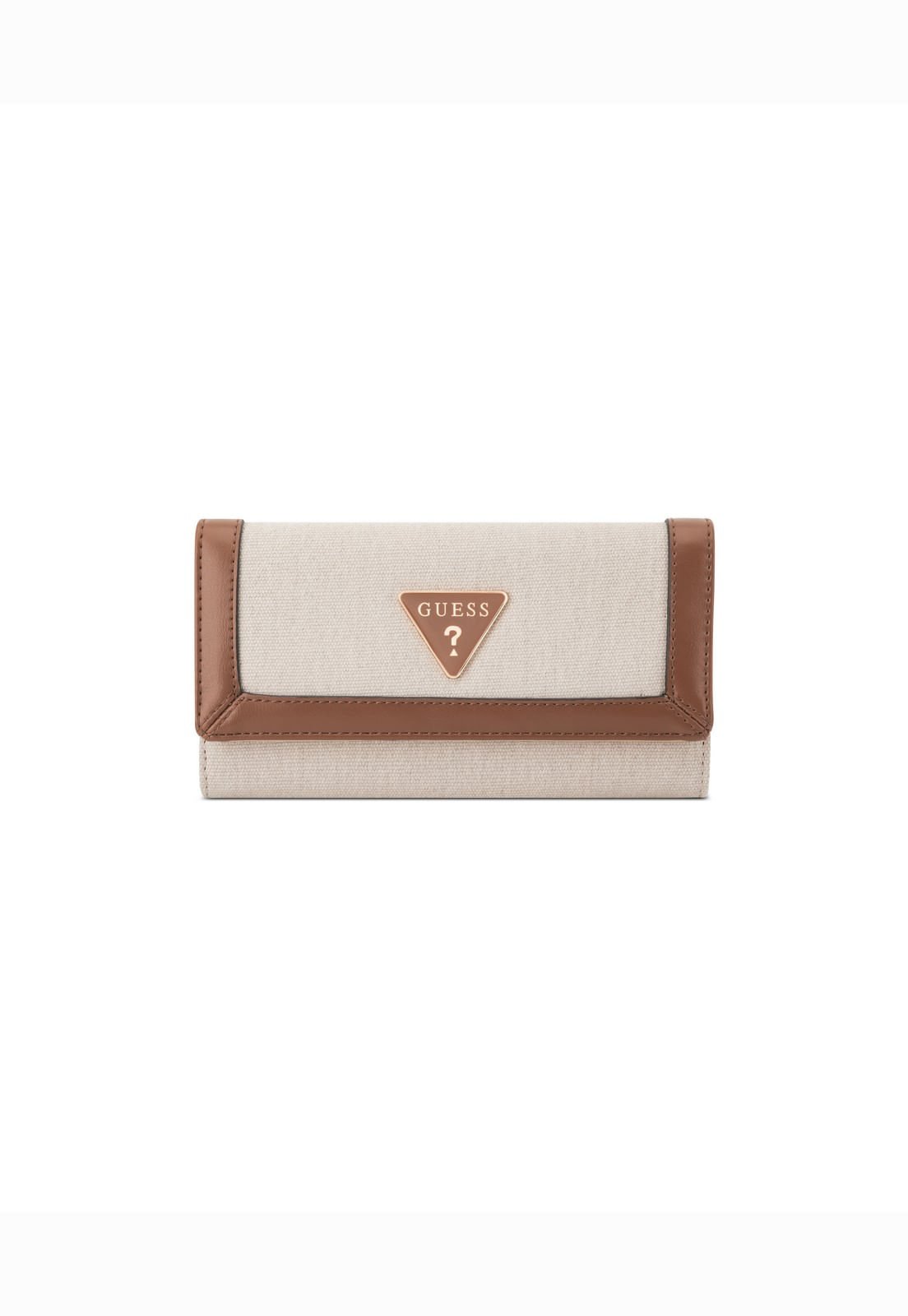 Carteira Cadence Slim Clutch Bege