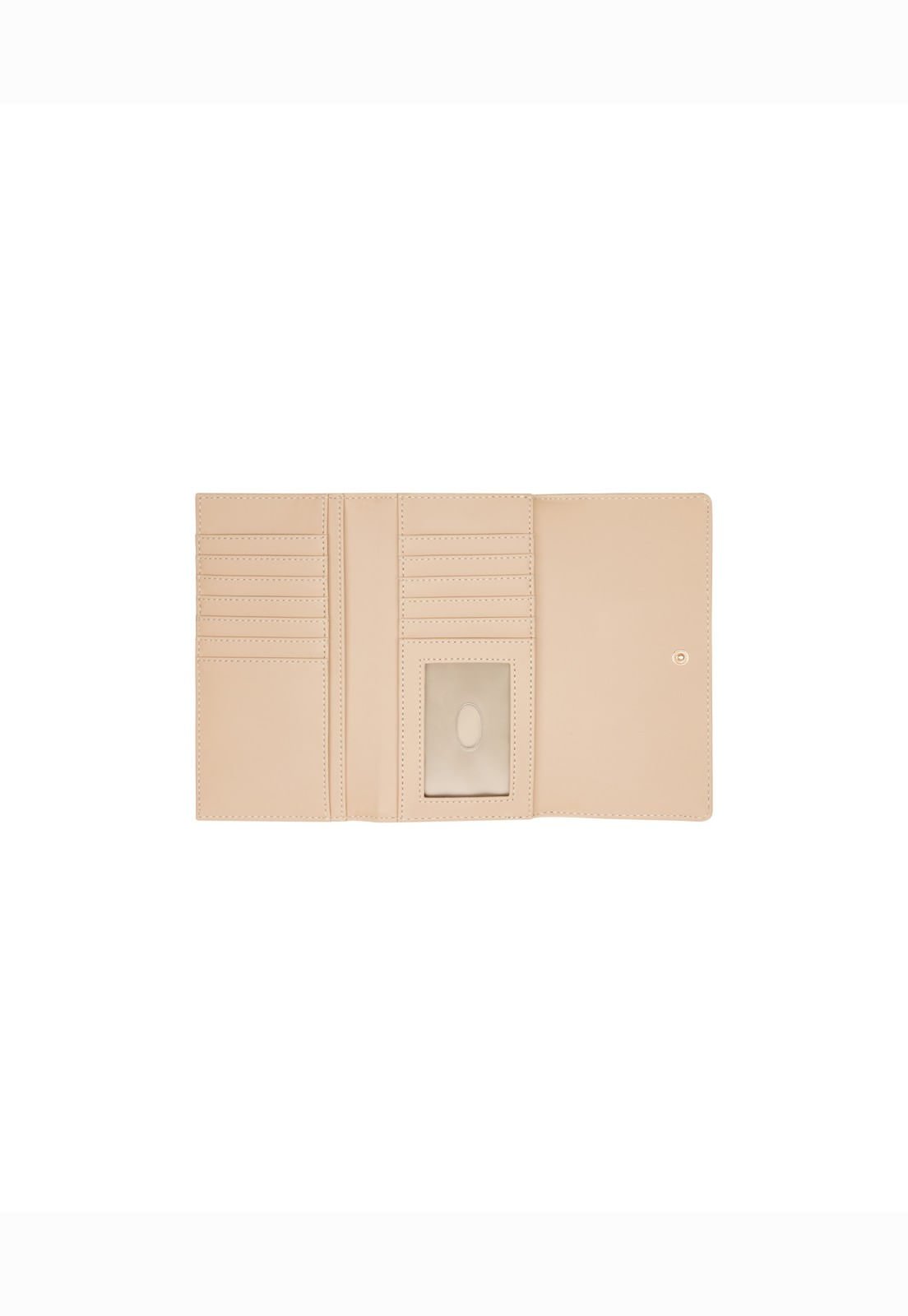 Carteira Cadence Slim Clutch Bege Bege/Marrom 4