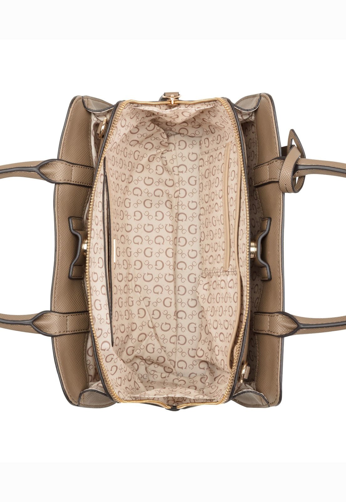 Bolsa Cadence Satchel Bege Bege 4