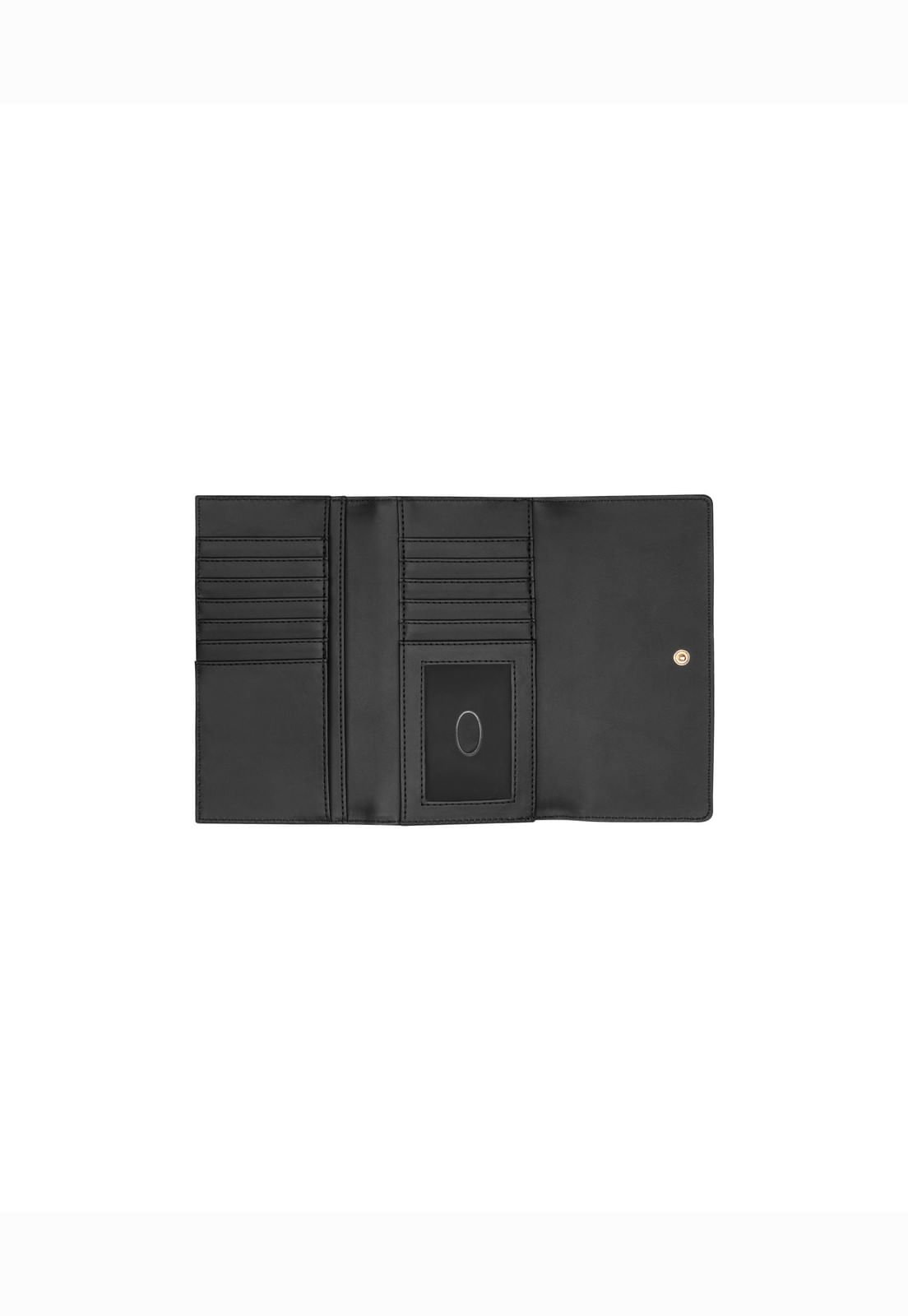 Carteira Cadence Slg Slim Clutch Preto Preto 4
