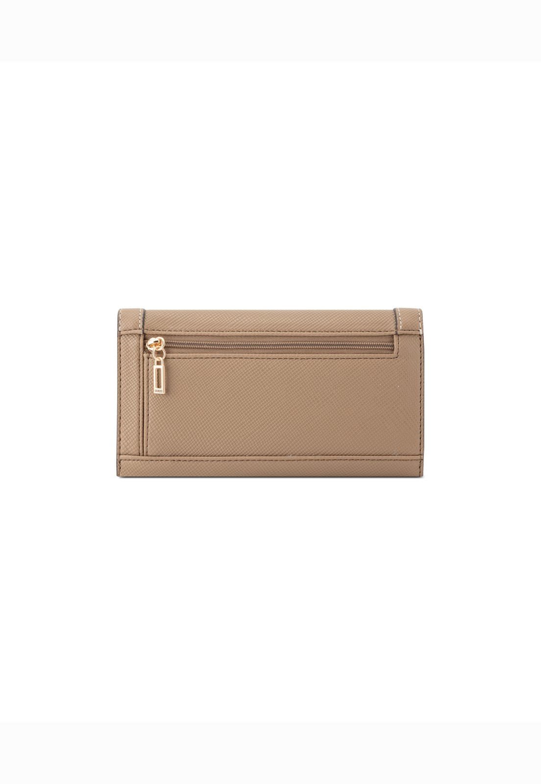 Carteira Cadence Slim Clutch Bege Bege 3