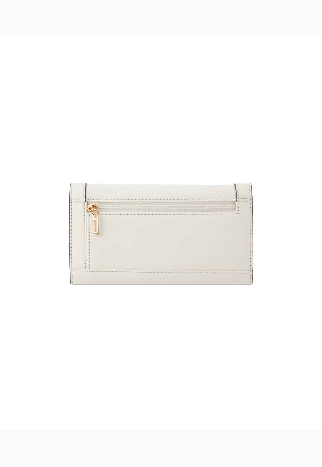 Carteira Cadence Slim Clutch Branco Branco 3