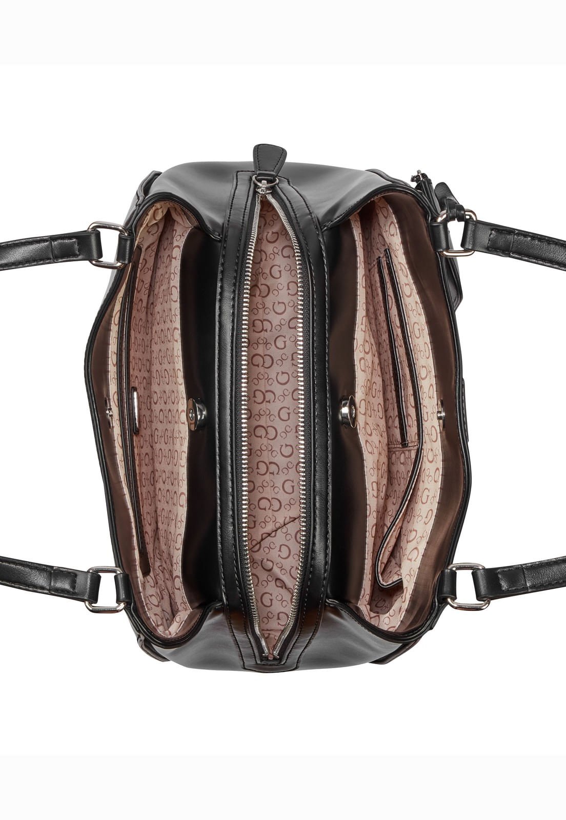 Bolsa Elsa Satchel Preto Preto 4