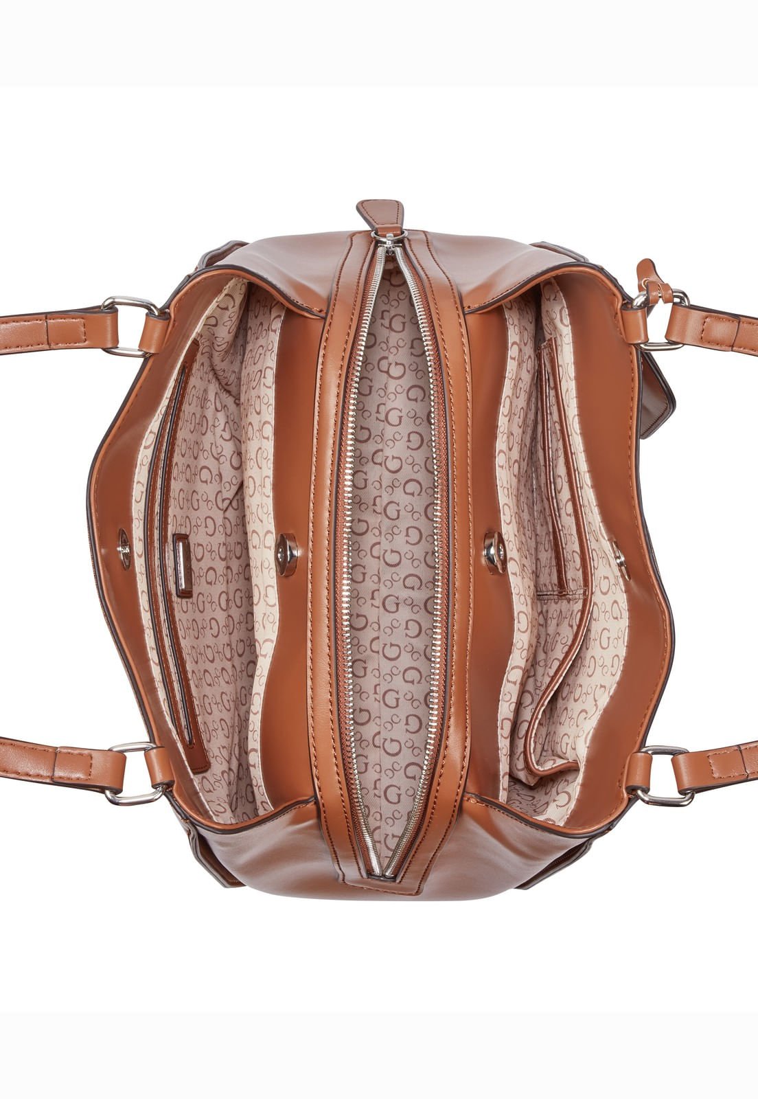Bolsa Elsa Satchel Marrom Marrom 4