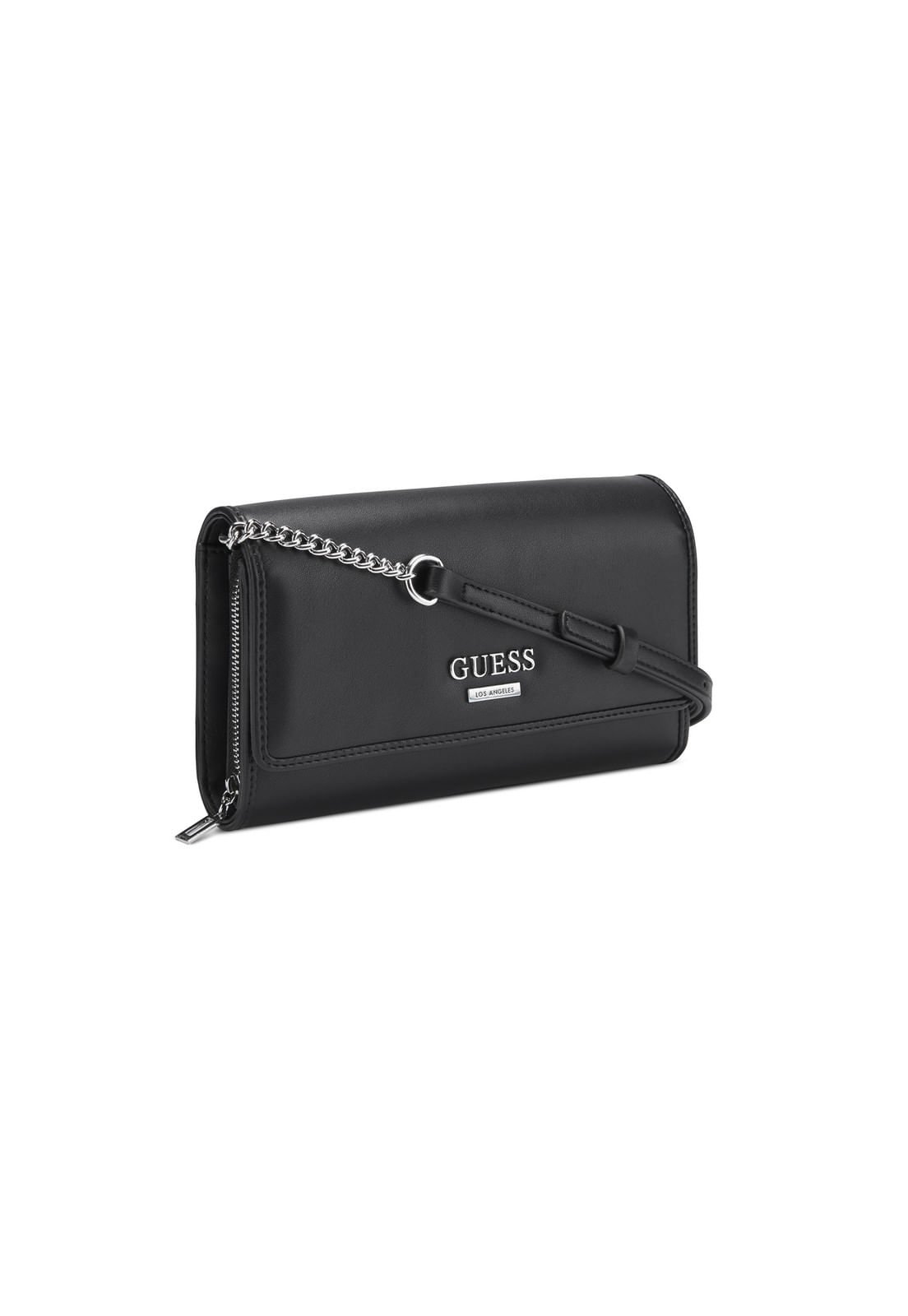 Bolsa Guess Mcclain Mini Crossbody Flap Preto Preto 2