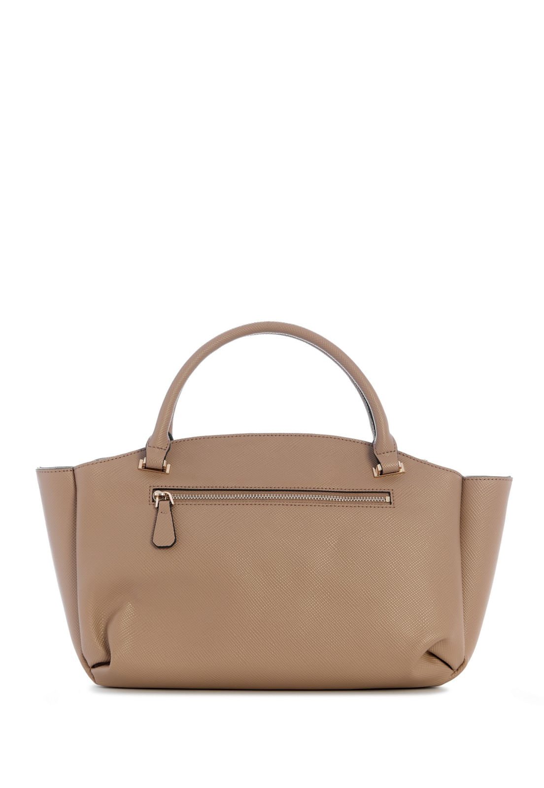 Bolsa Gilda Satchel 3 Compartimentos Bege Bege 3