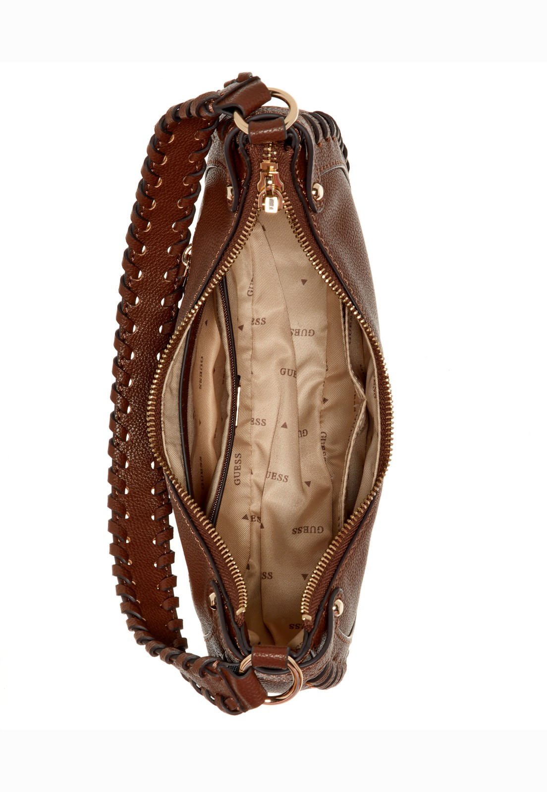 Bolsa Petra Hobo Shoulder Marrom Marrom 4