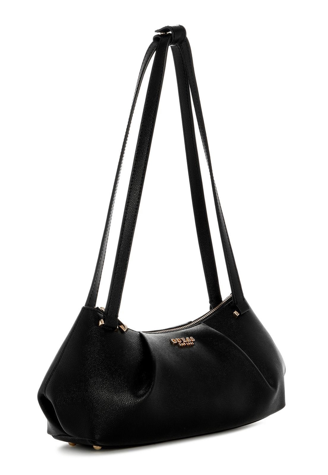 Bolsa Amorette Shoulder Satchel Preto Preto 2