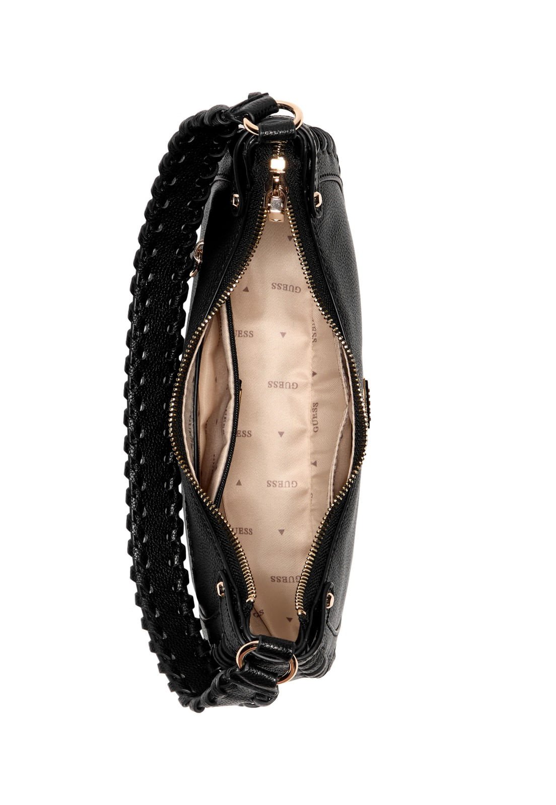 Bolsa Petra Hobo Shoulder Preto Preto 4
