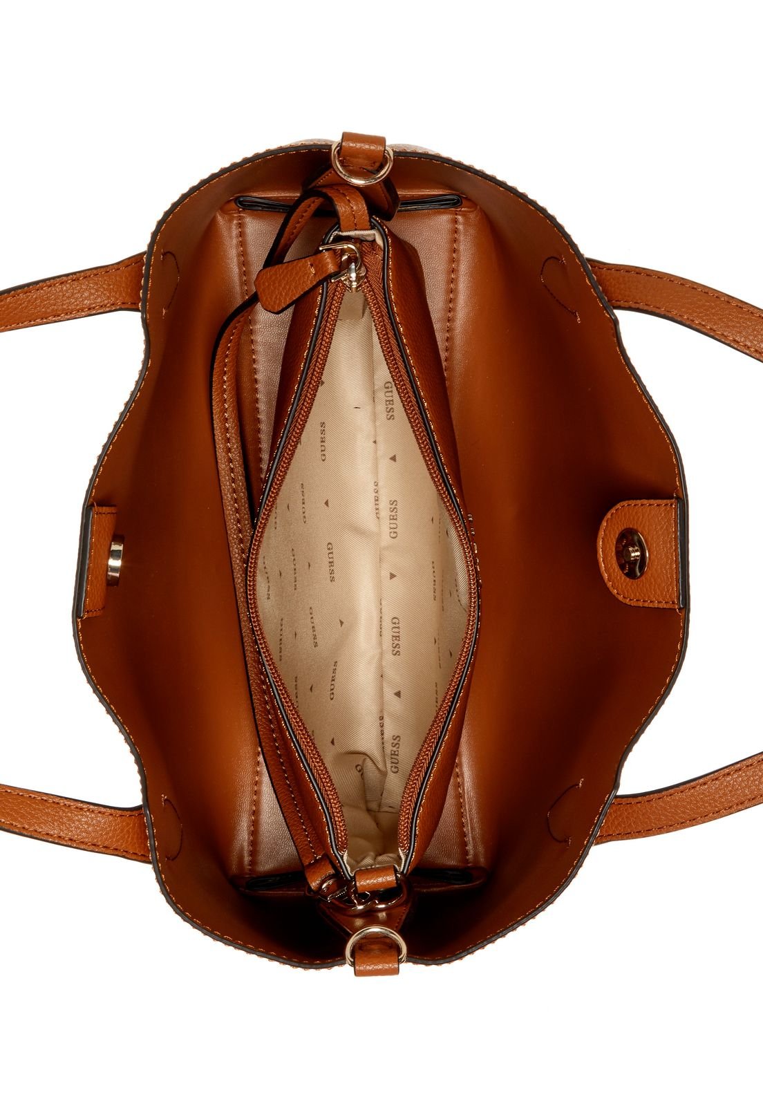 Bolsa Melody 2 Em 1 Satchel Caramelo Caramelo 5