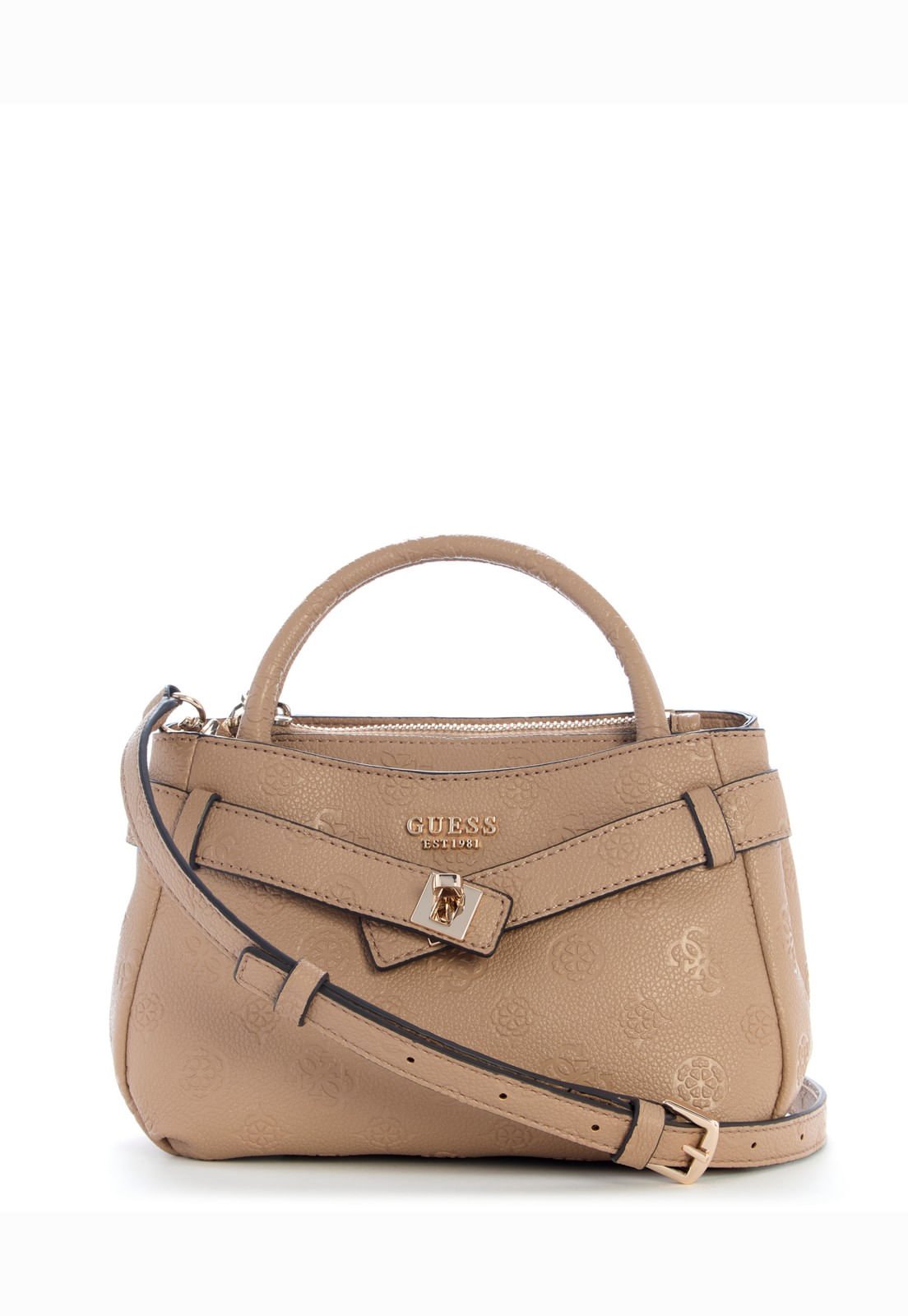Bolsa Ella Logo Mini Satche Bege