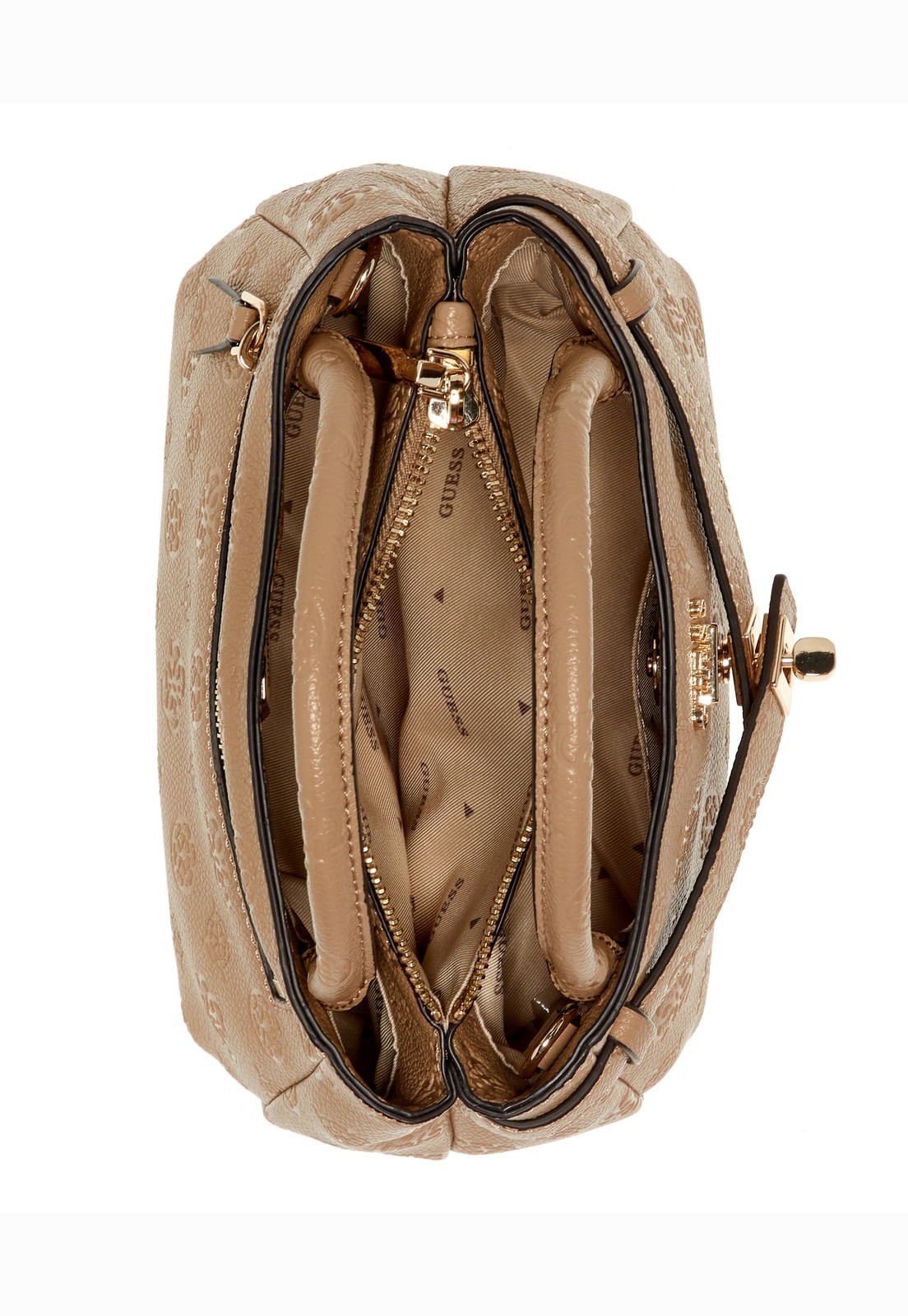 Bolsa Ella Logo Mini Satche Bege Bege 4
