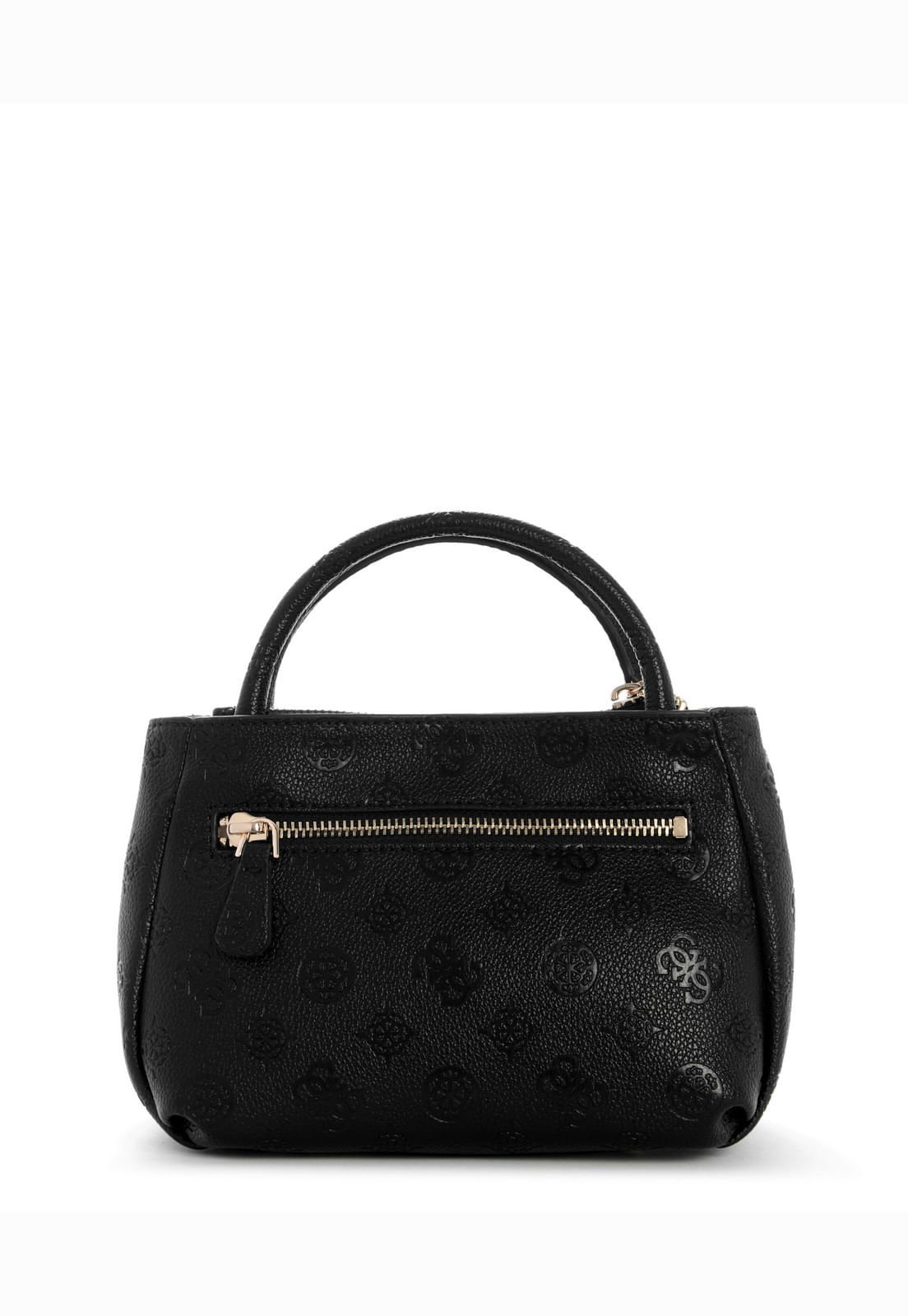 Bolsa Ella Logo Mini Satchel Preto Preto 3