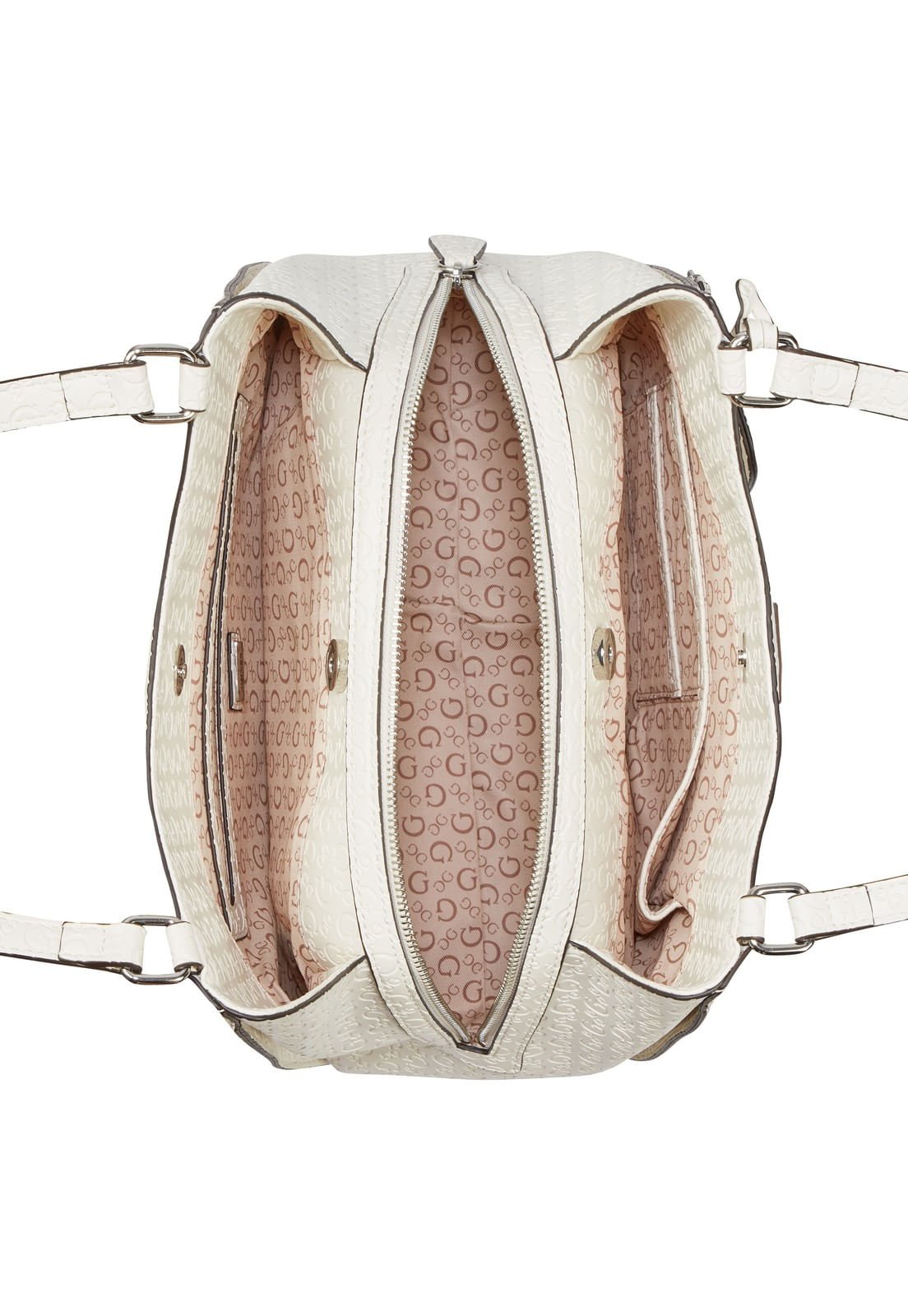 Bolsa Elsa Satchel Branco Branco 4