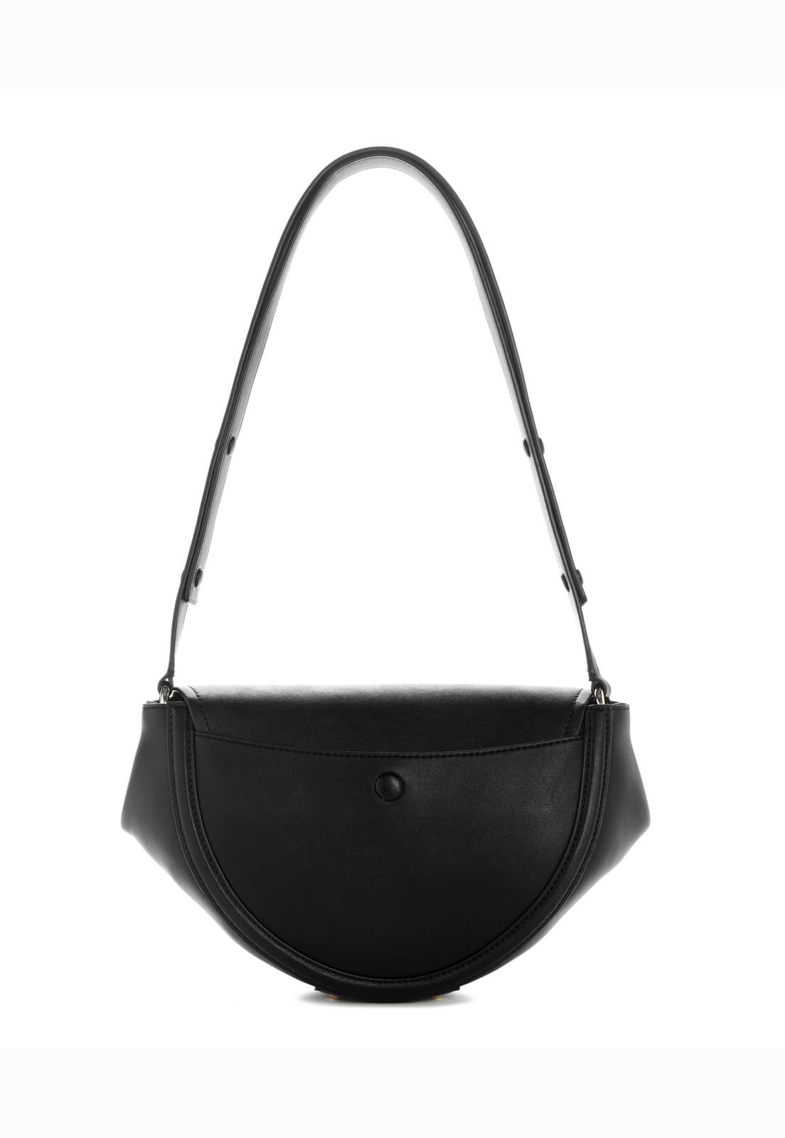 Bolsa Coleen Transversal  Flap Preto Preto 3