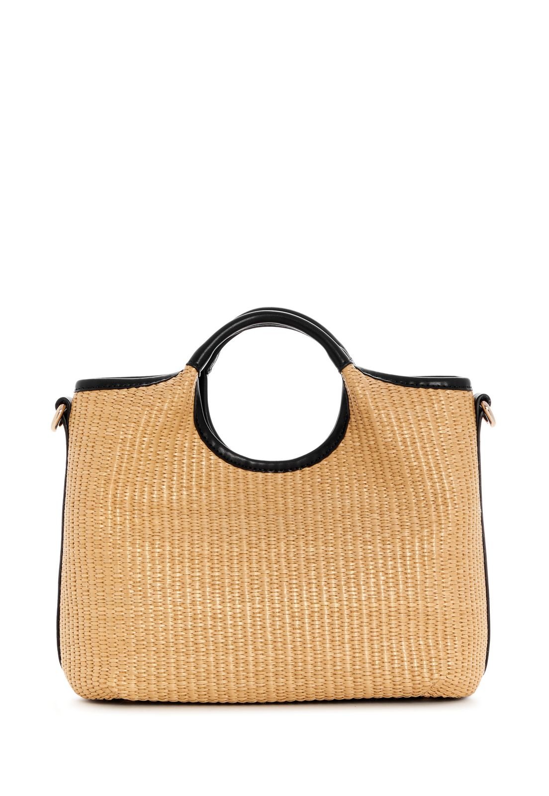 Bolsa Mini Kirsten Satchel Preto Bege/Preto 3