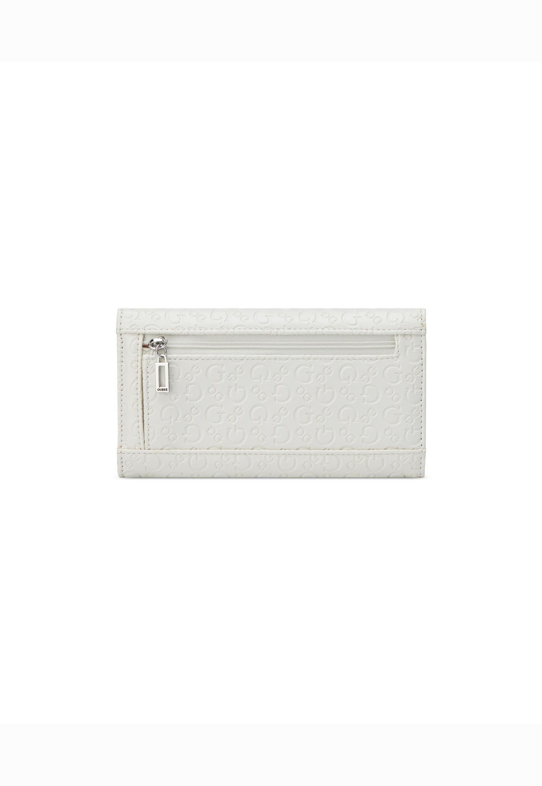 Carteira Jillian Slg Slim Clutch Branco Branco 3