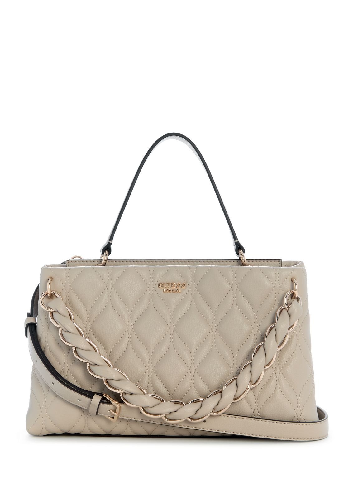 Bolsa Maxine 2 Comp Satchel Bege