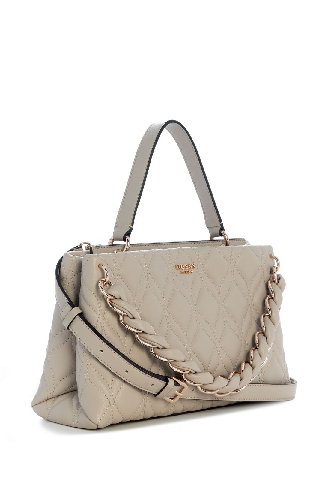 Bolsa Maxine 2 Comp Satchel Bege Bege 2