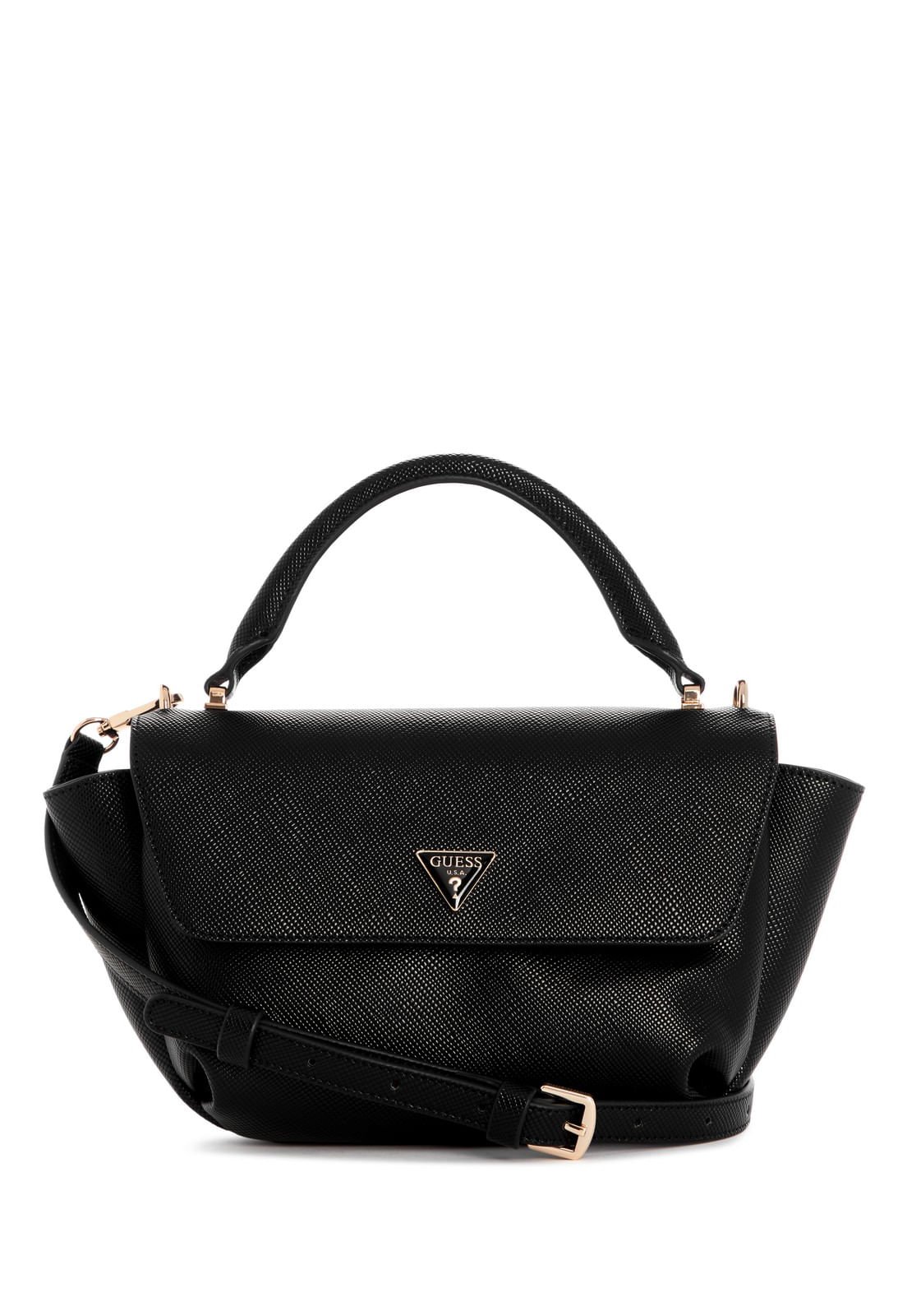 Bolsa Gilda Top Handle Flap Preto
