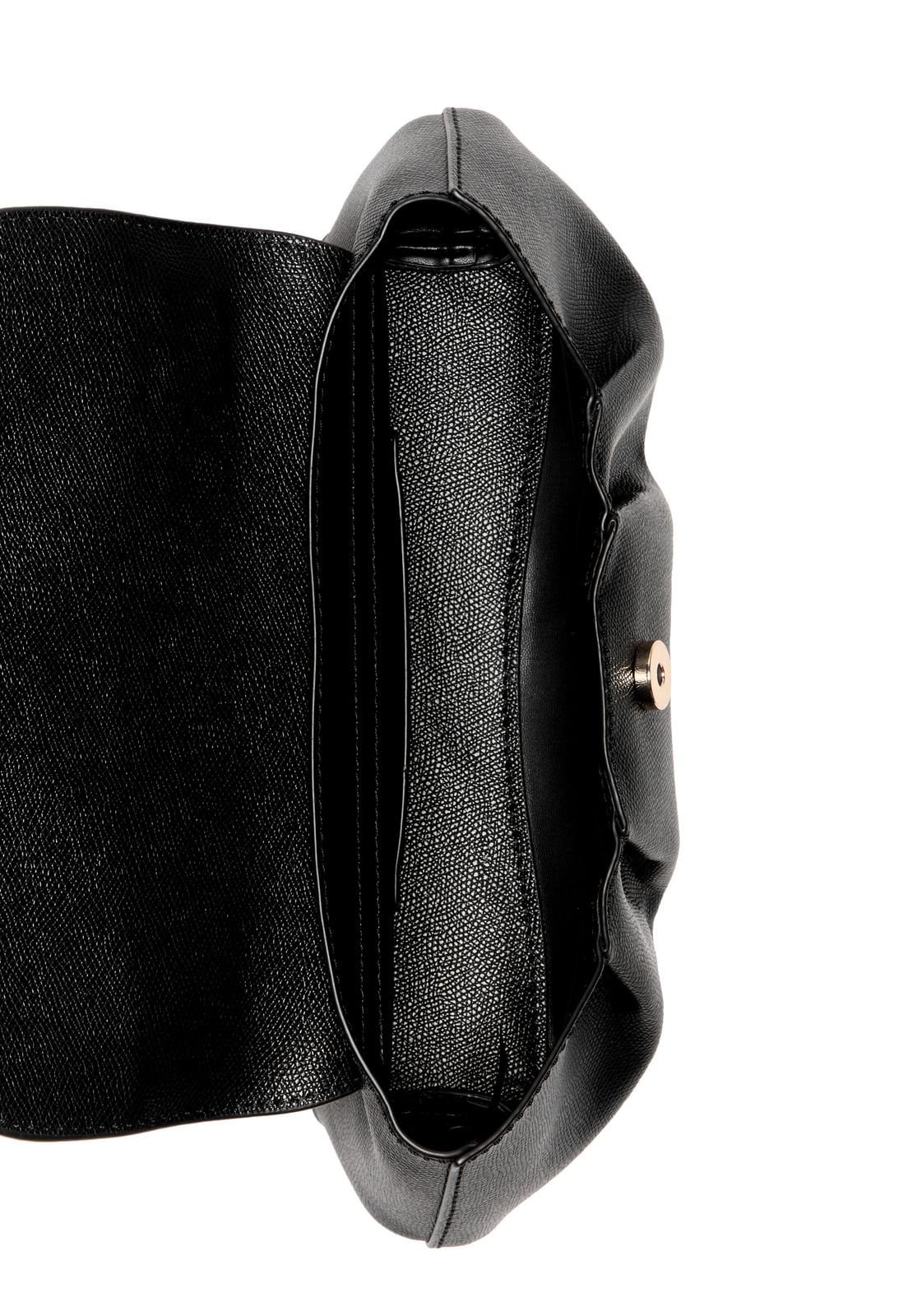Bolsa Amorette de Mão Flap Preto Preto 4