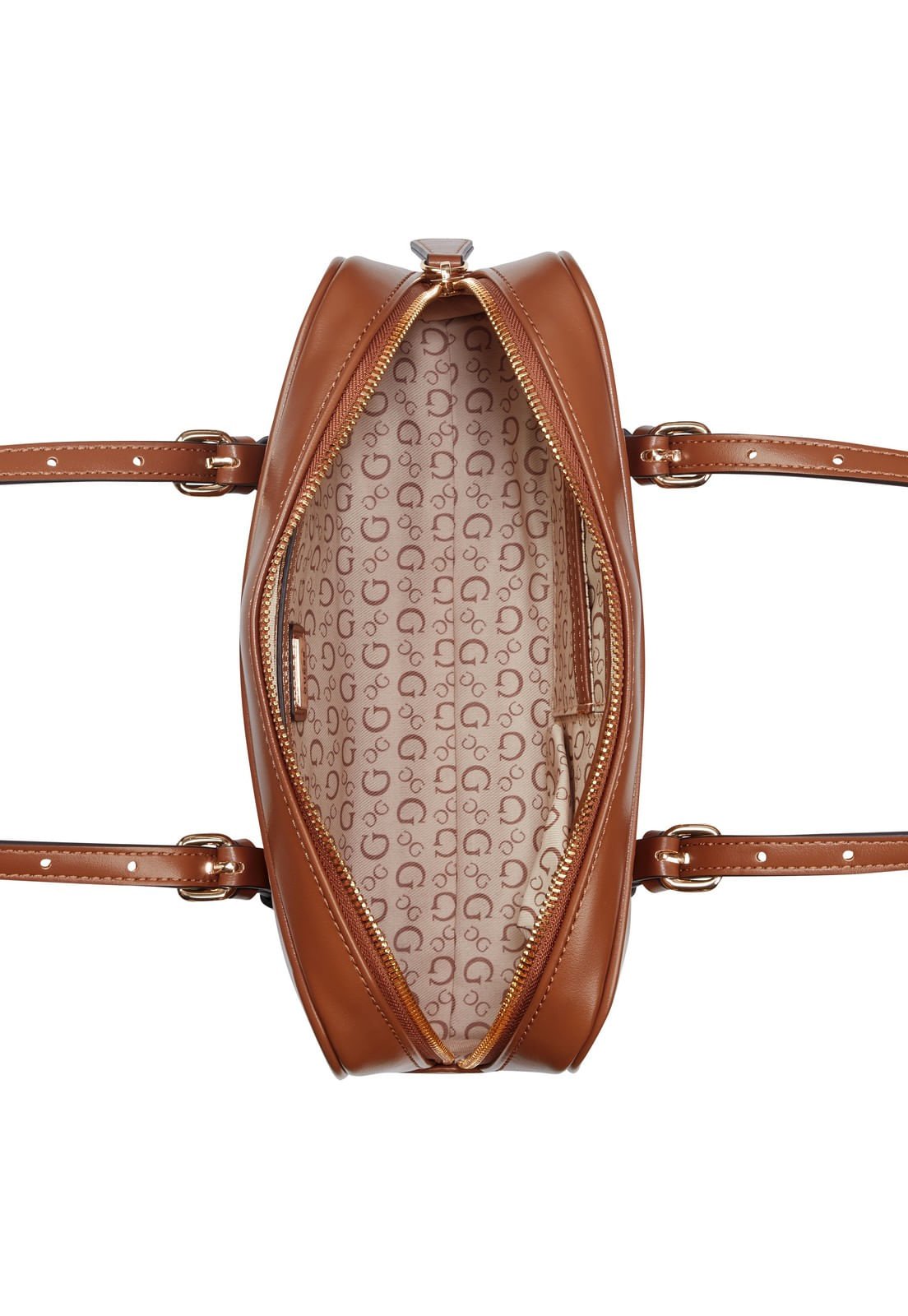 Bolsa Mini Justina Shoulder Marrom Marrom 4
