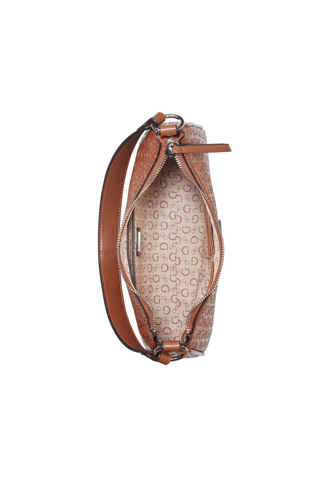 Bolsa Mini Jillian Top Zip Marrom Marrom 4