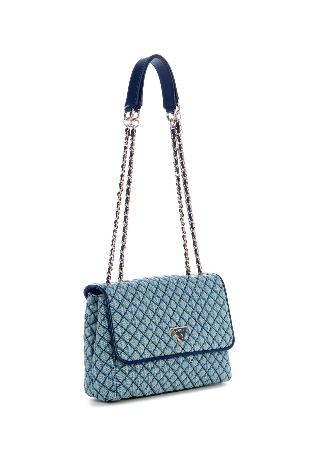 Bolsa Giully II 2 Compartimentos Transversal Flap Azul Azul 2