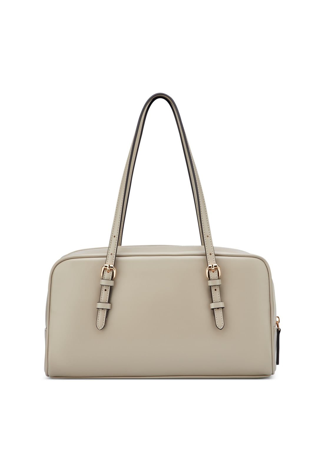Bolsa Justina Shoulder Satchel Cinza Cinza 3