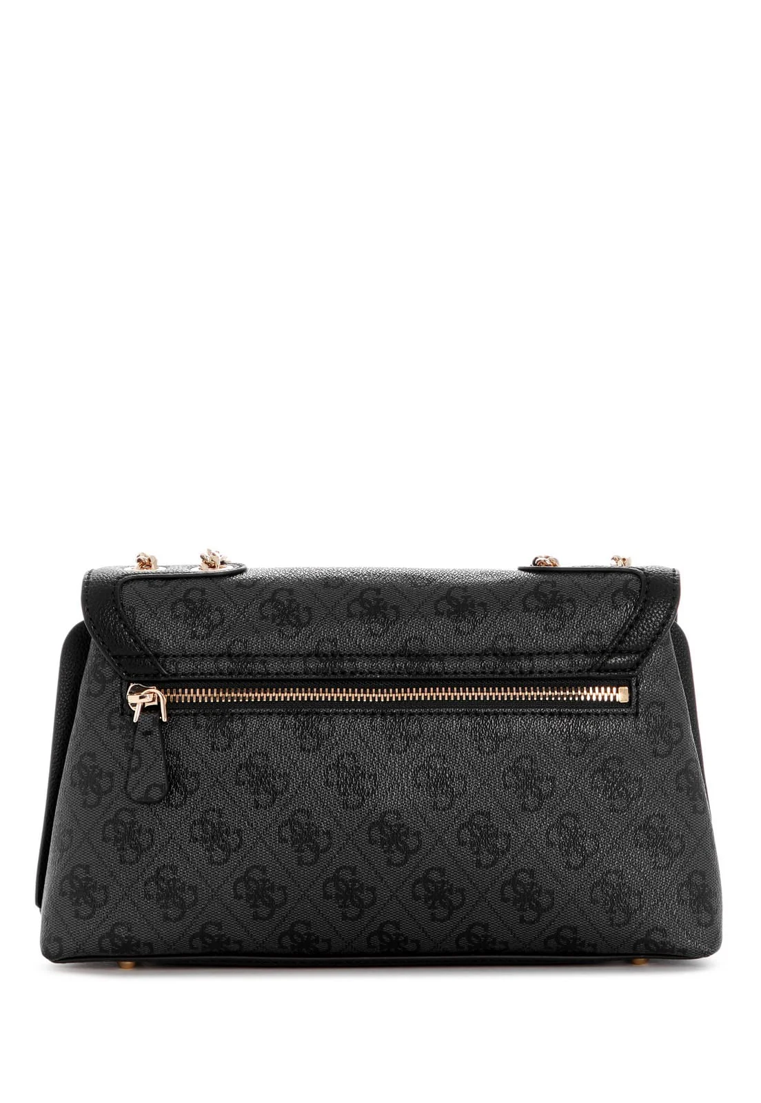 Bolsa Lindsey Transversal Flap Preto Preto 3