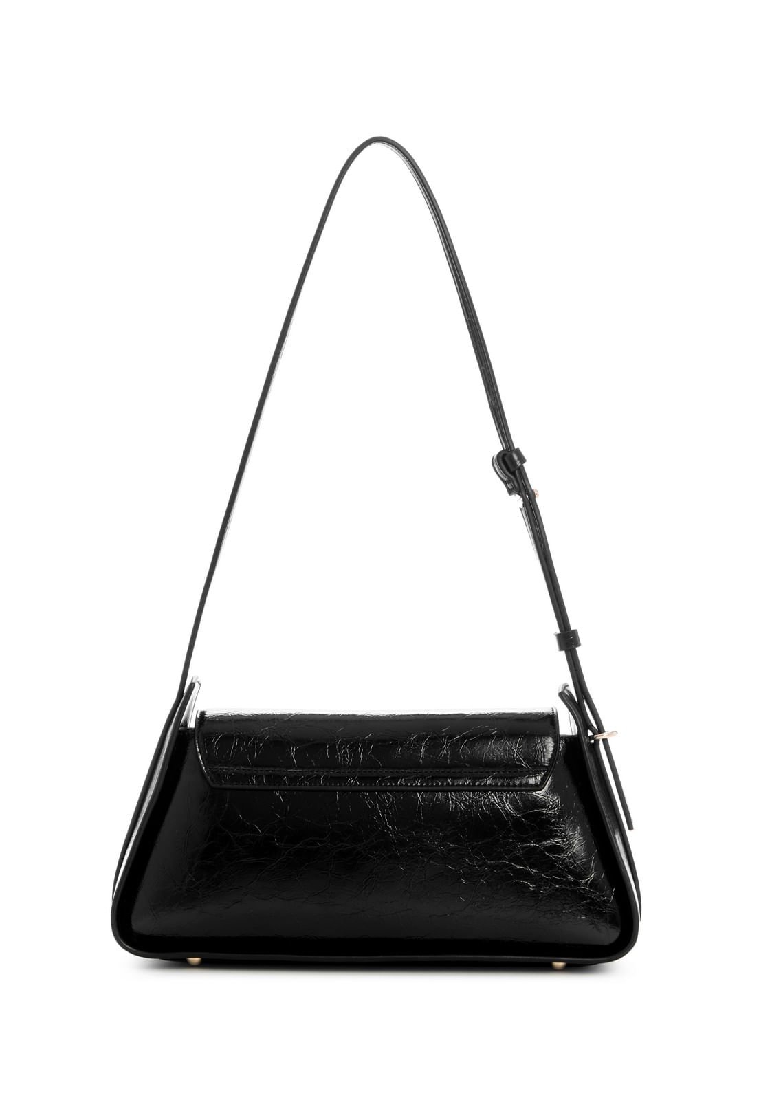 Bolsa Xena Shoulder Flap Preto Preto 3