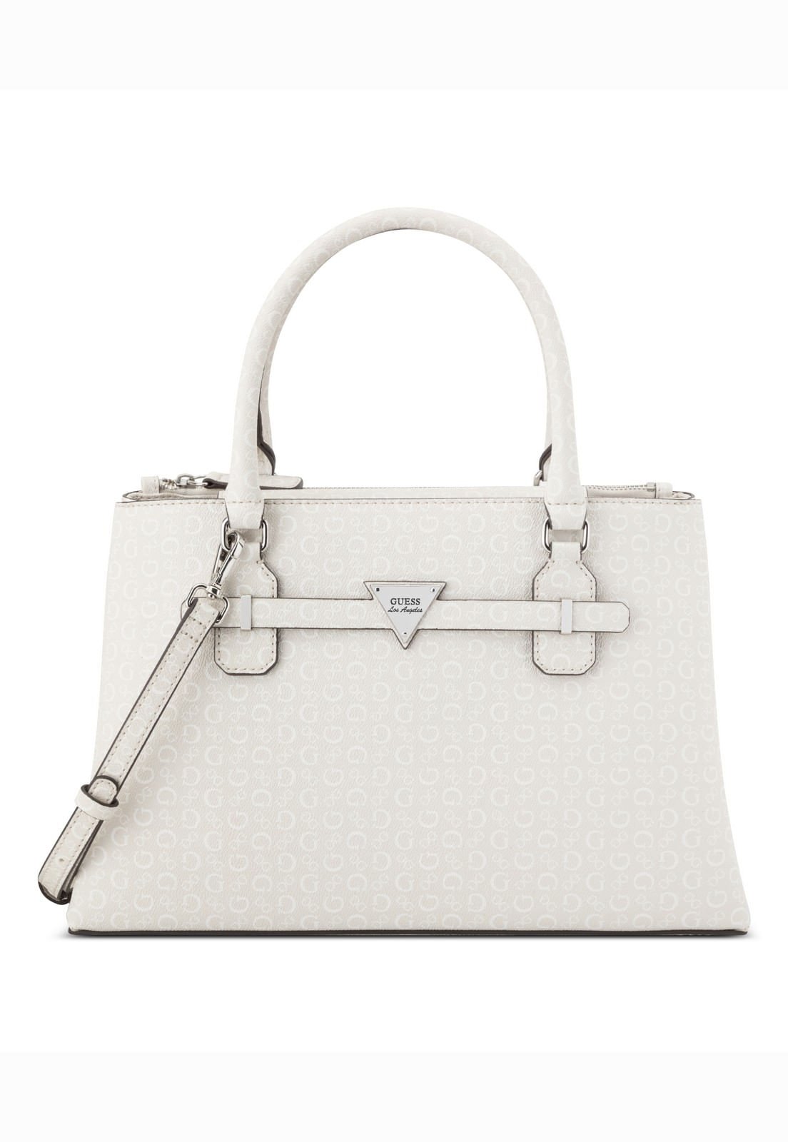 Bolsa Aria Satchel Cinza Claro