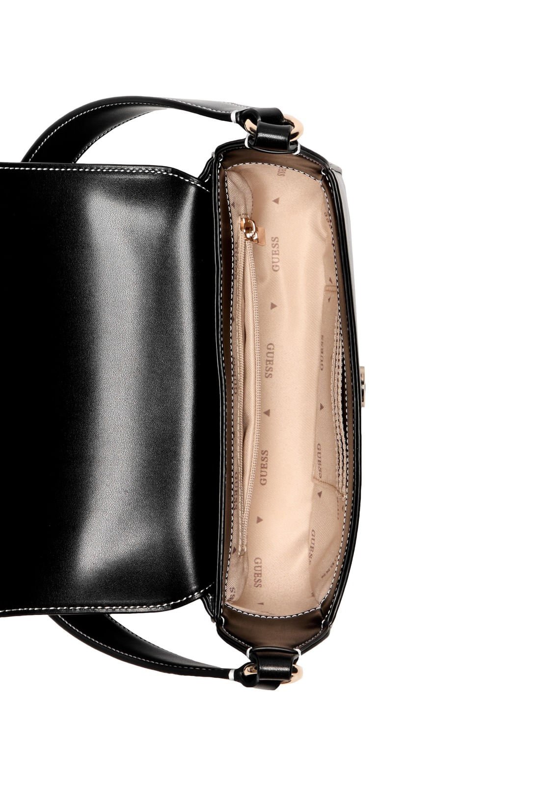 Bolsa Ruby Shoulder Flap Preto Preto 4