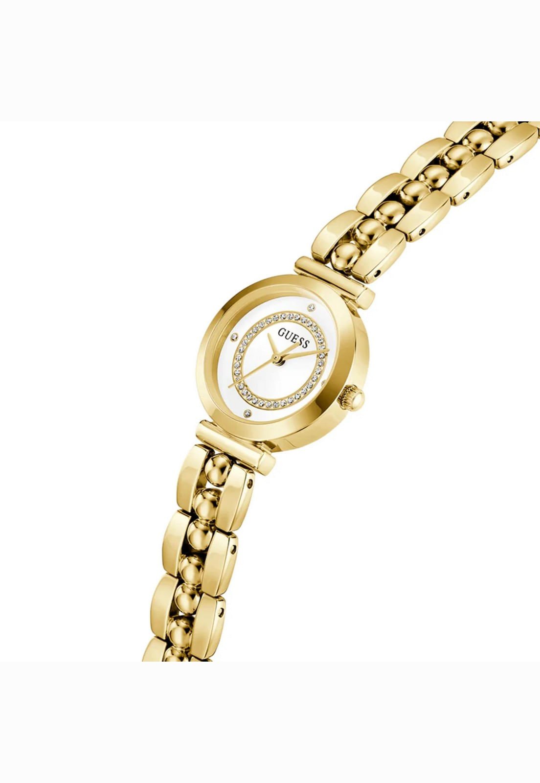 Relógio Guess Caixa E Pulseira Aço Dourado Dourado 3