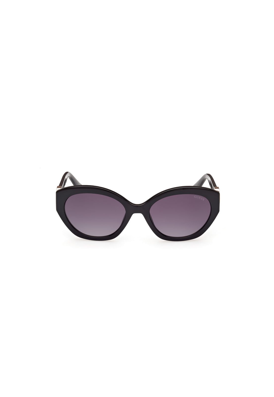 Óculos de Sol Oval Fumê Preto