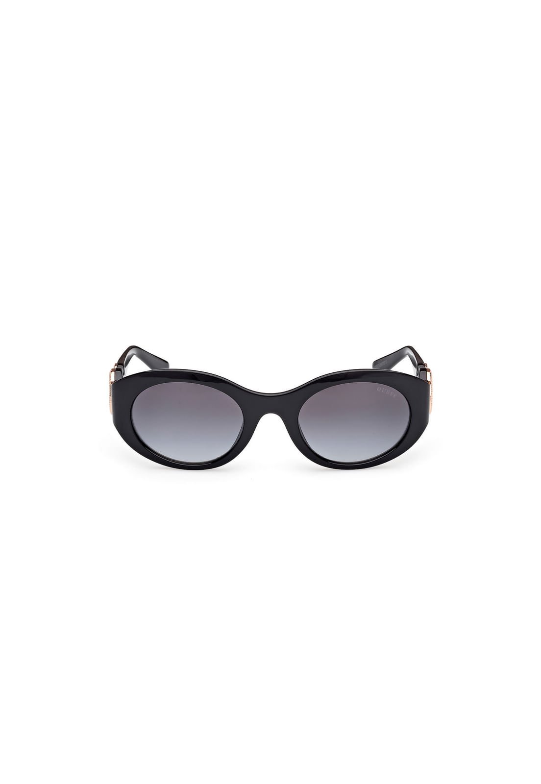 Óculos de Sol Oval Monograma Acetato Preto