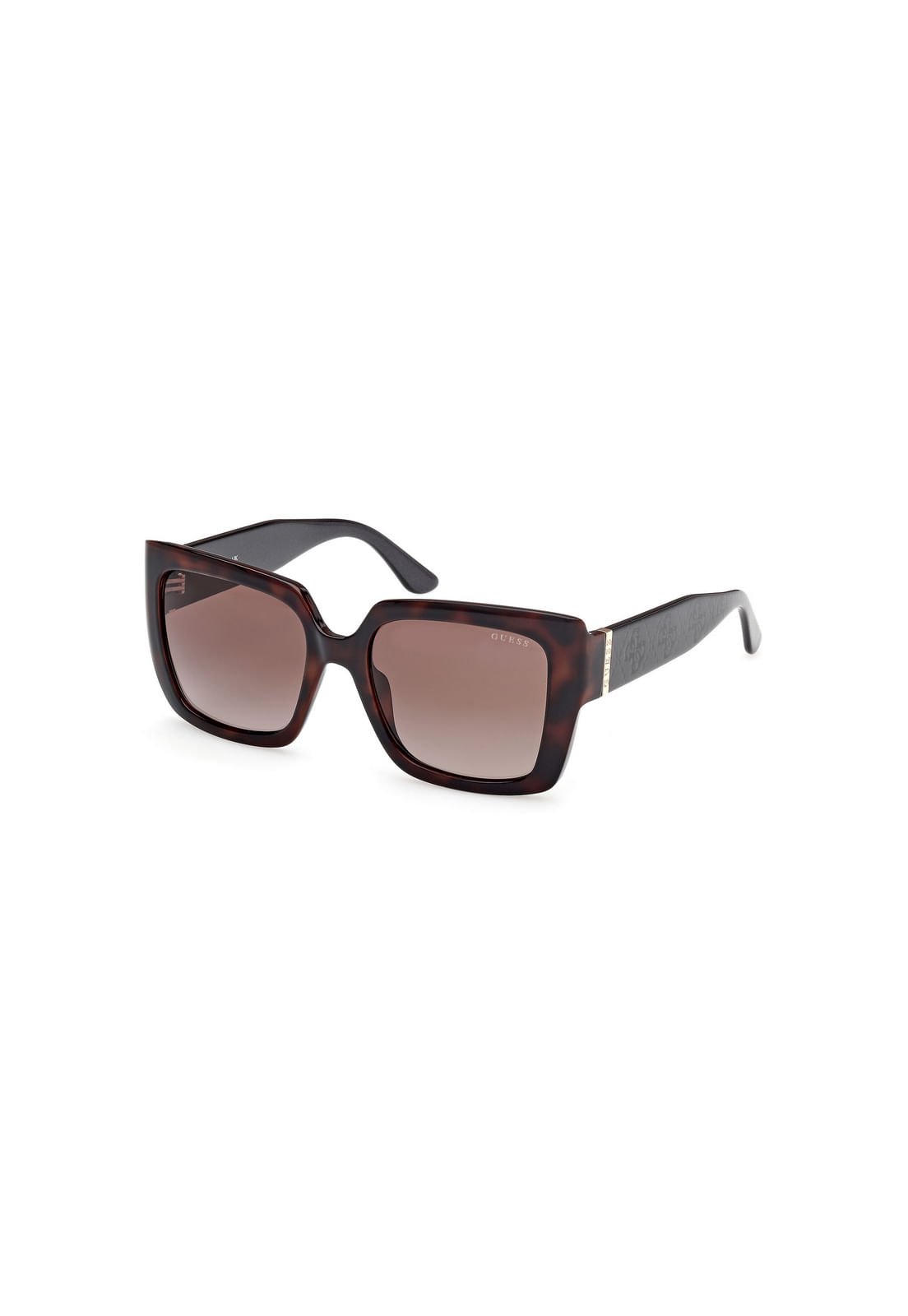 Óculos de Sol Quadrado Acetato Tartaruga Marrom Marrom 2