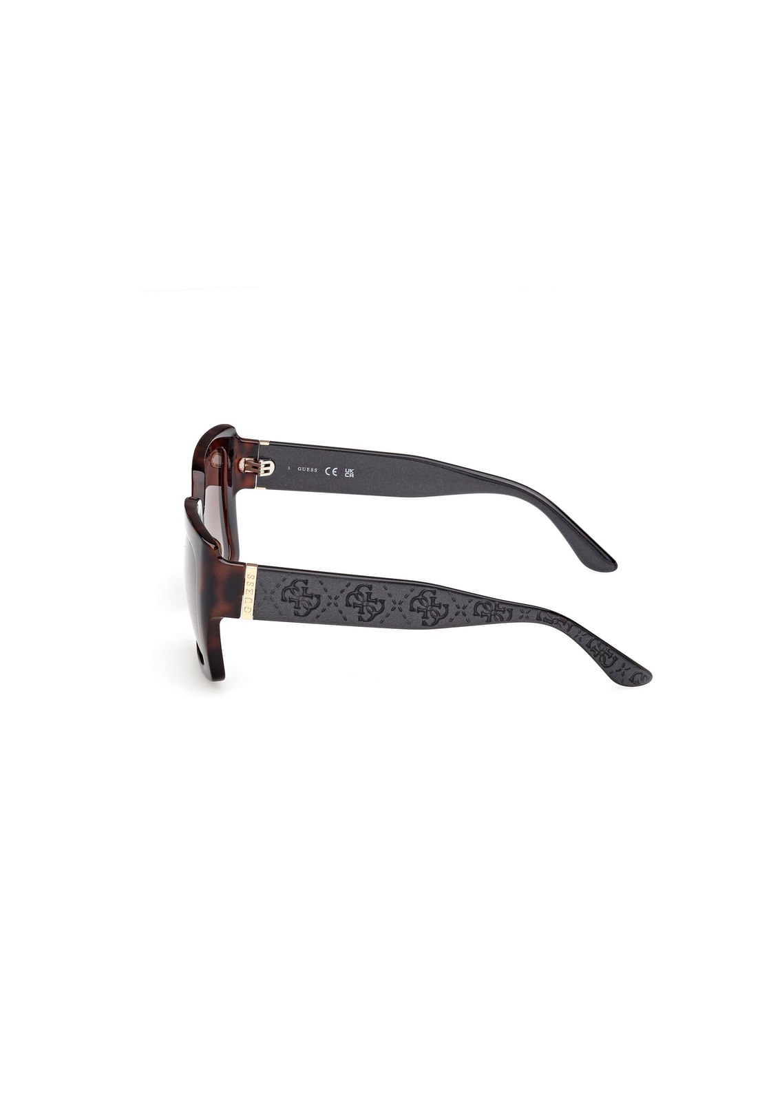 Óculos de Sol Quadrado Acetato Tartaruga Marrom Marrom 3