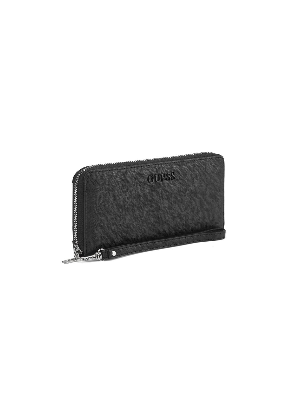 Carteira Remy Slg Large Zip Around Preto Preto 2