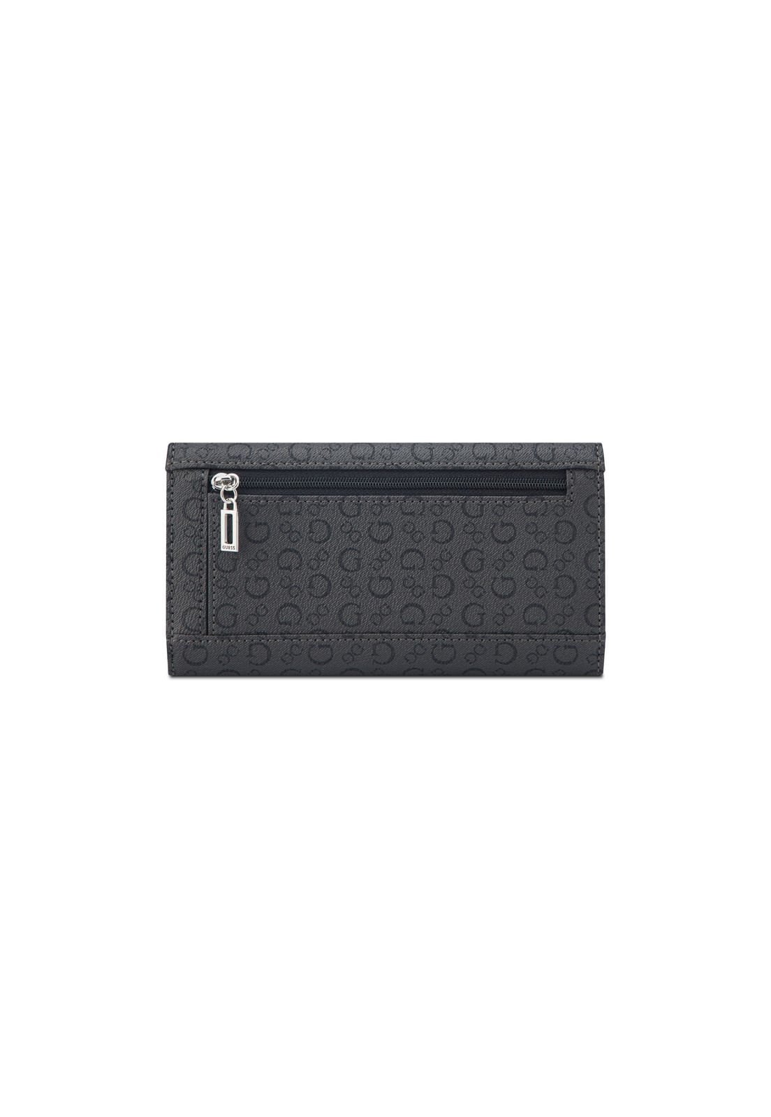 Carteira Remy Slim Clutch Cinza Escuro Cinza 3