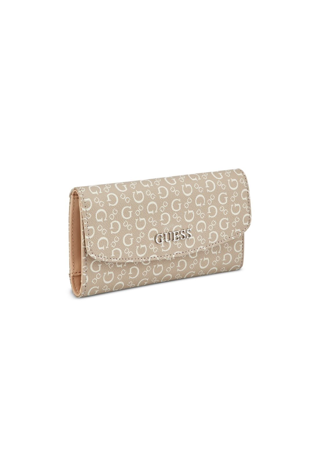 Carteira Remy Slim Clutch Caramelo Bege 2