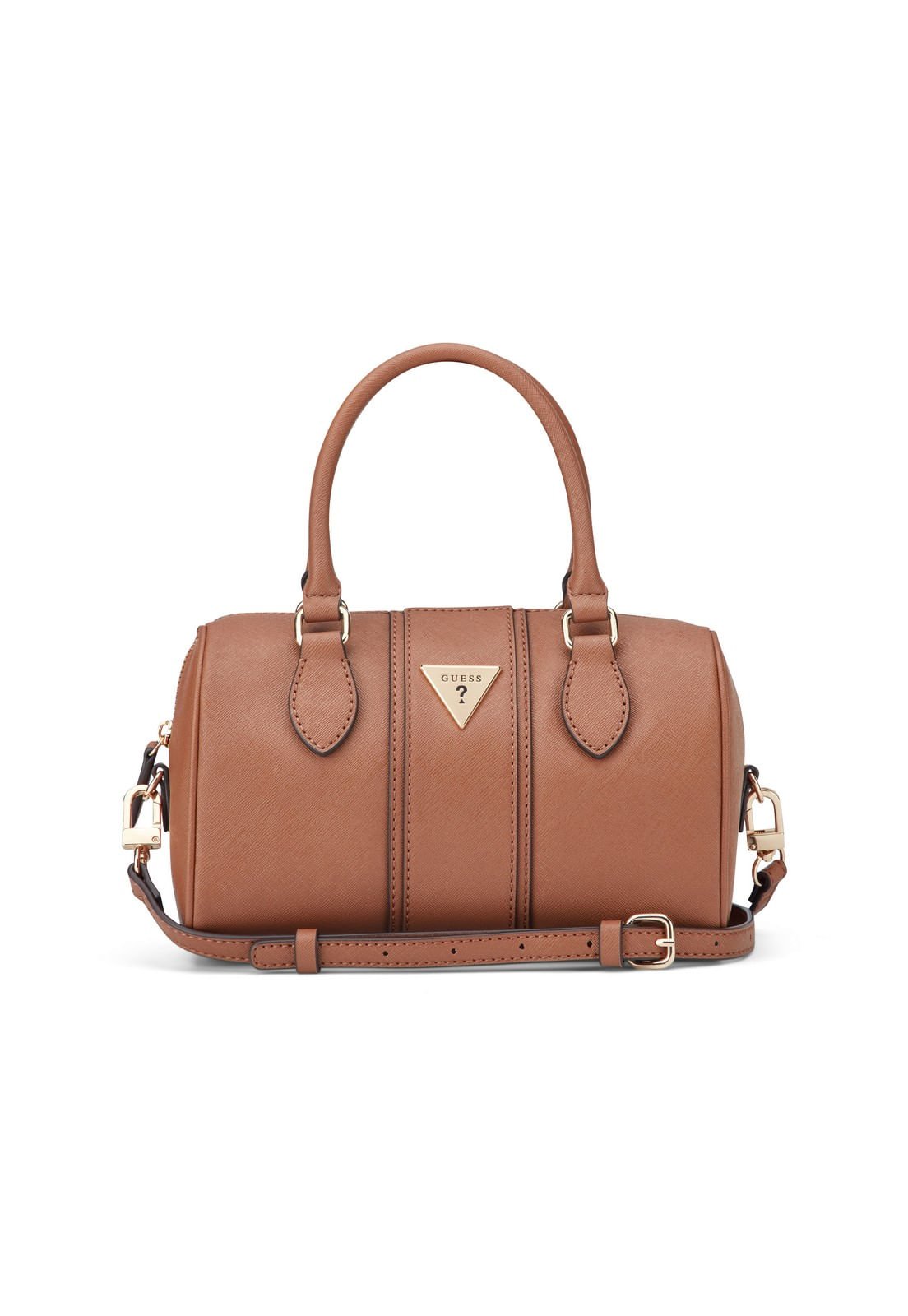 Bolsa Fiona Box Satchel Marrom