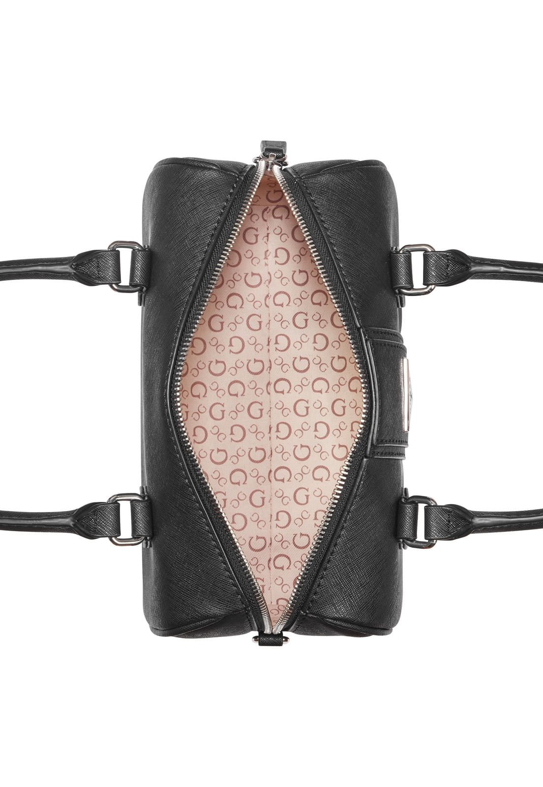 Bolsa Fiona Box Satchel Preto Preto 4