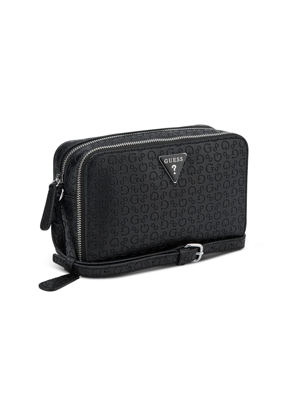 Bolsa Mini Lisa Double Zip Preto Preto 2