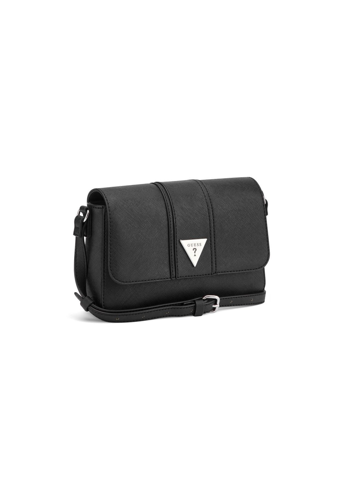 Bolsa Fiona Flap Transversal Preto Preto 2