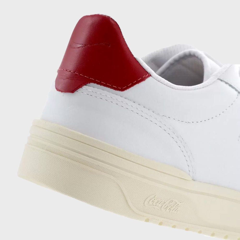 Tênis Coca-Cola Shoes March Ray Leather Masculino Branco 4