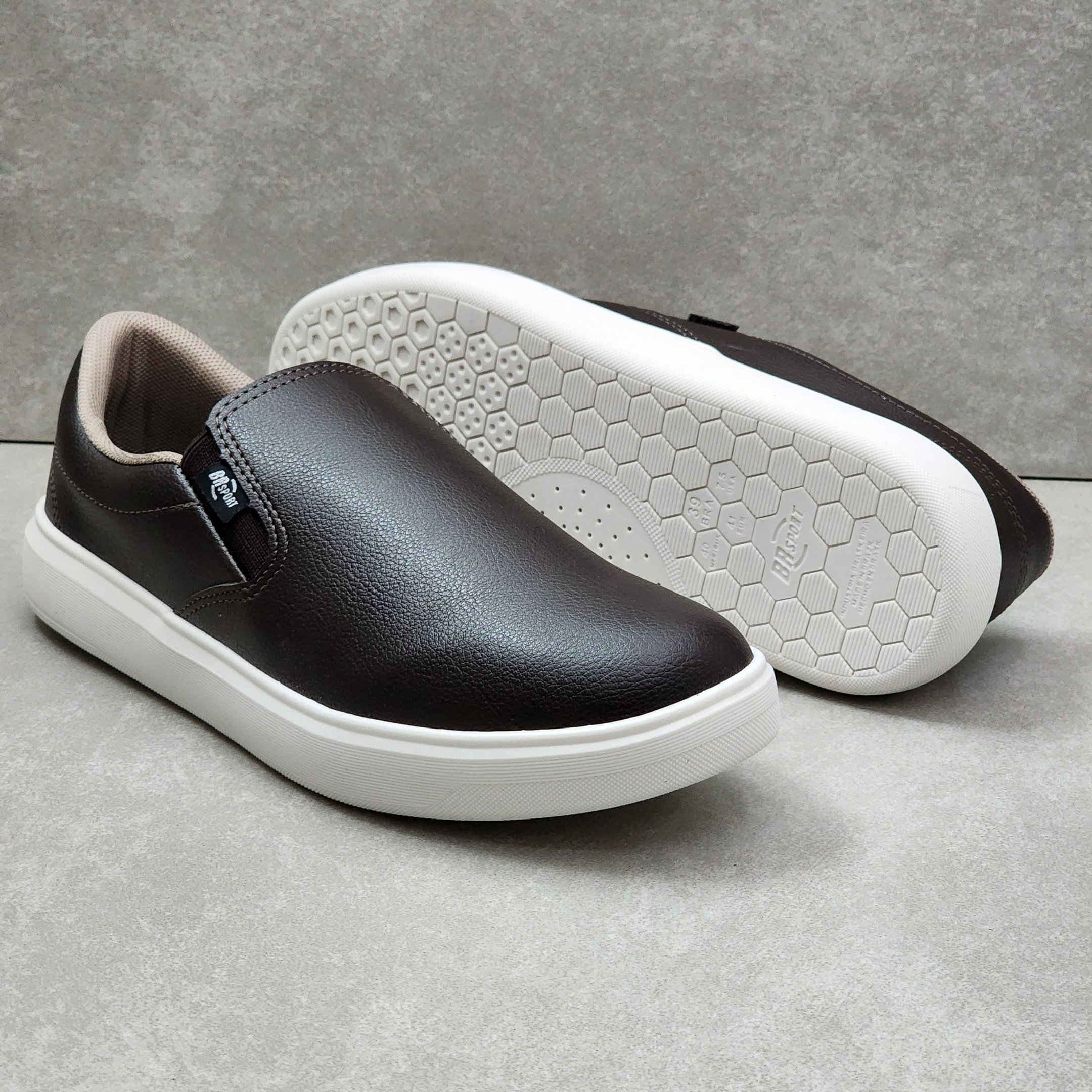 Tênis Br Sport Slip On Masculino Marrom 3