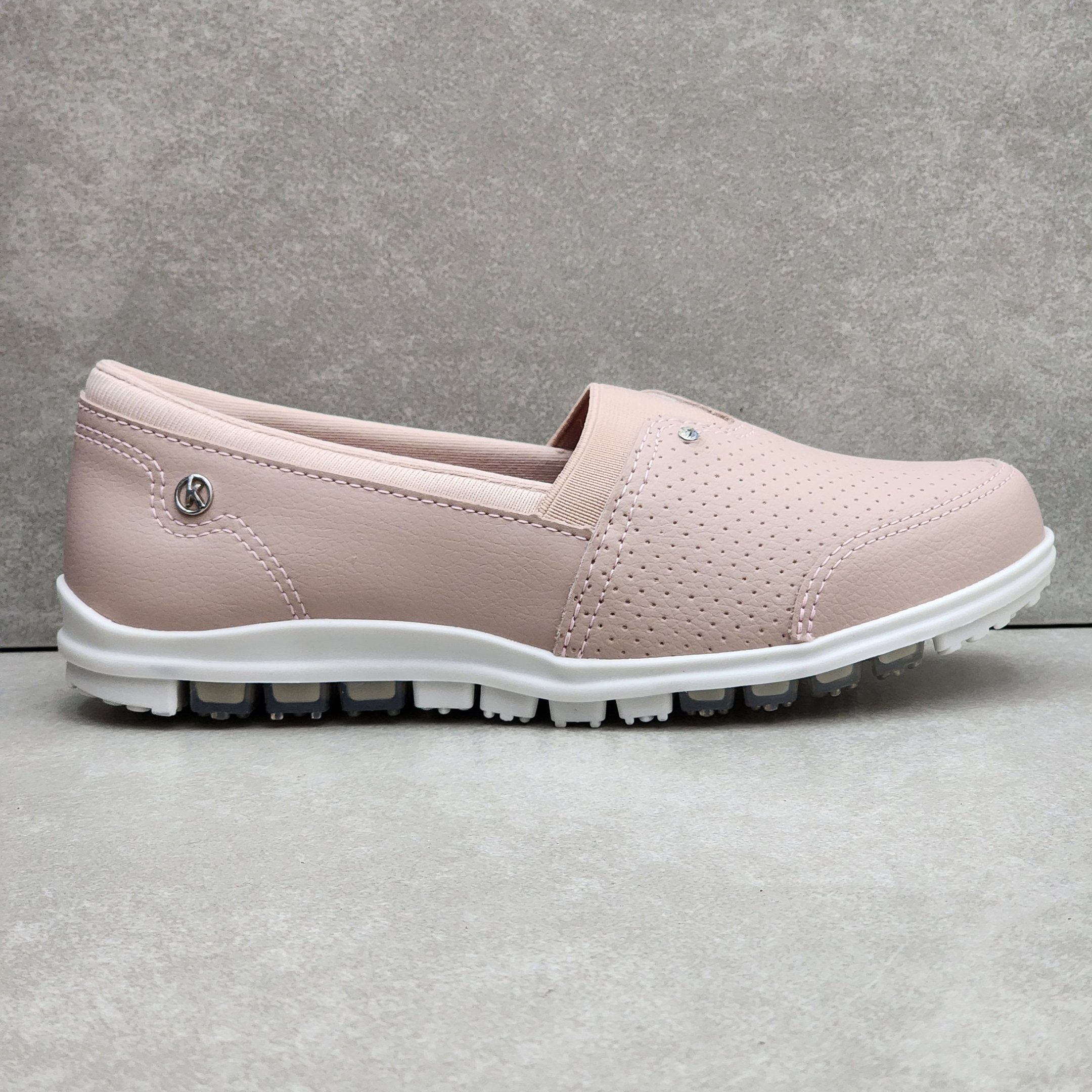 Tênis Kolosh Slip On Com Elástico - Rose Rosa 1