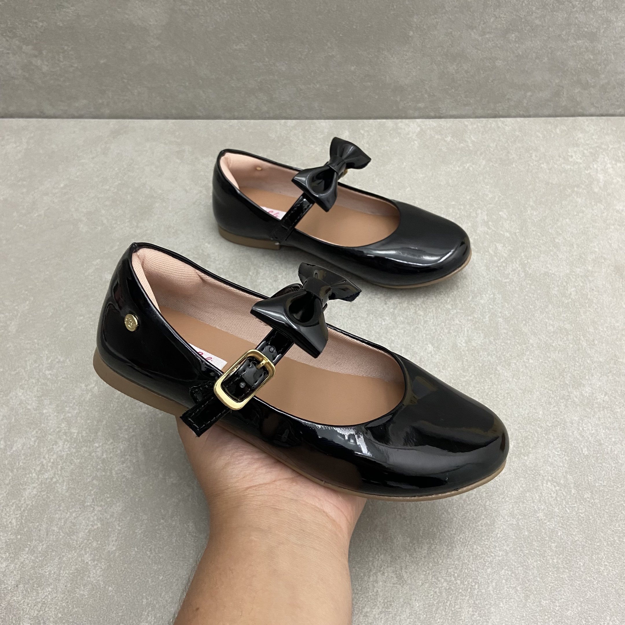 Sapatilha Boneca Pekilili Laço - Preto Preto 3